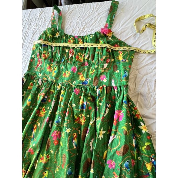 NWT Disney Parks Enchanted Tiki Room Dress Shop Tropical Pin-Up Women 3X - Picture 5 of 10